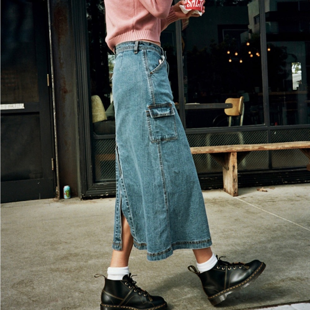 Brandy Melville Maxi Denim Kenzie 90’s skirt